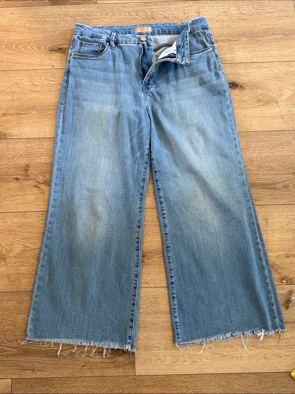 Kut from the Kloth MEG Wide-Leg Light Blue Jeans